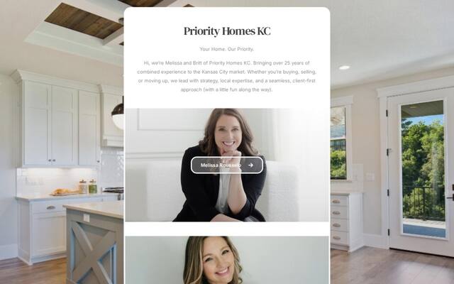 Melissa Rousselo of Priority Homes KC brokered by eXp Realty