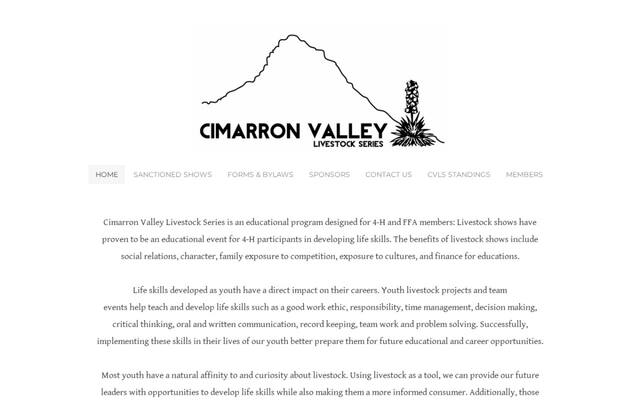Cimarron Valley Livestock Series