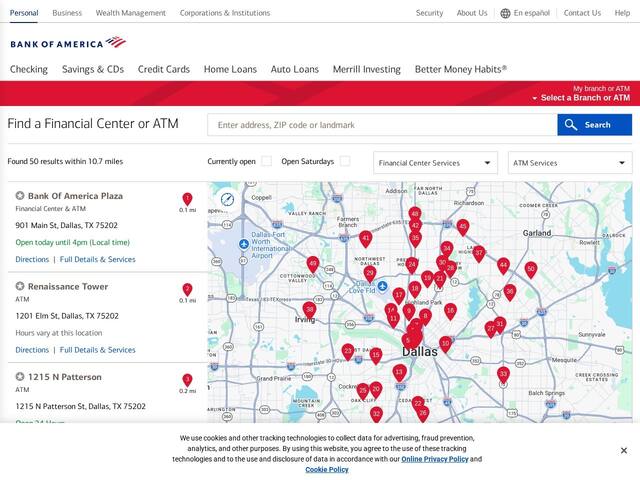 Bank of America Walk-Up ATM | Derby Marketplace
