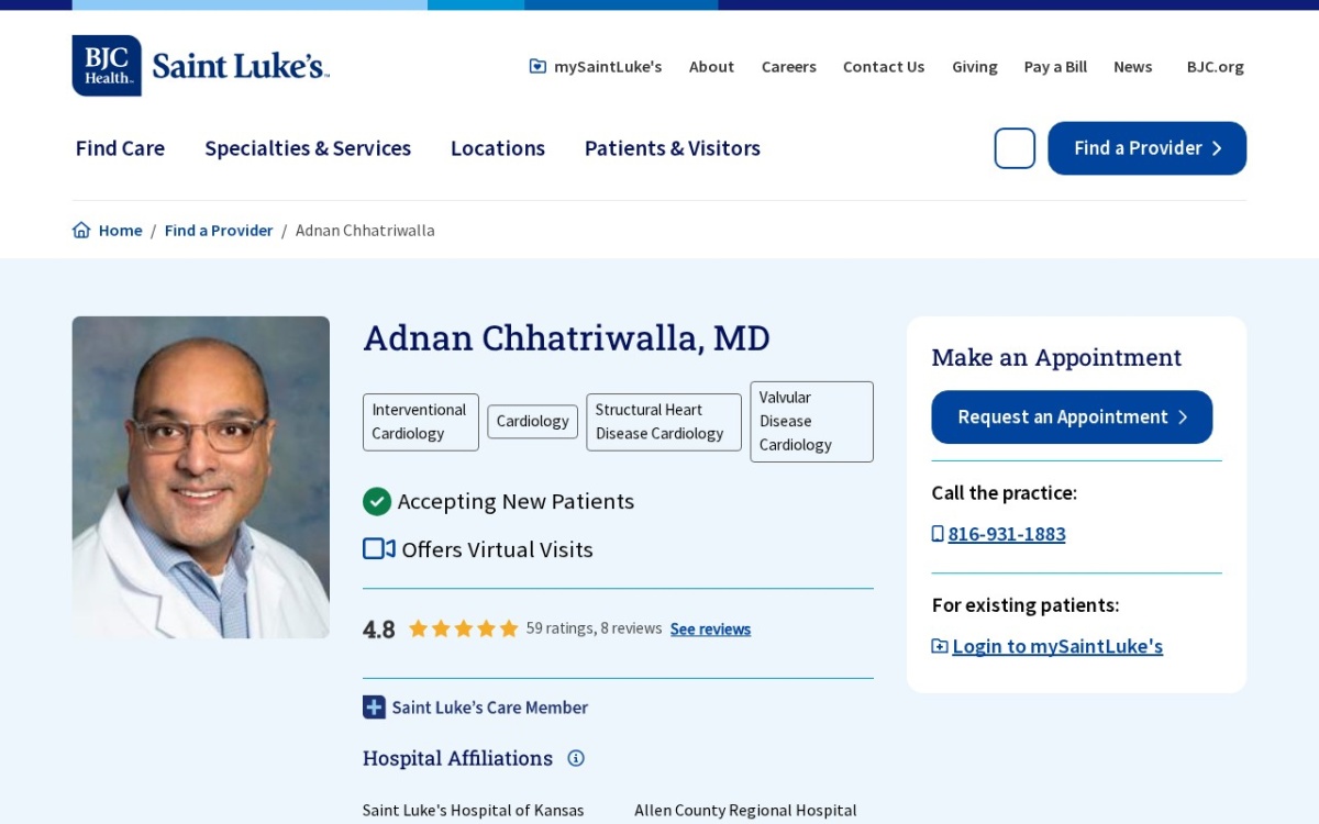 Adnan K Chhatriwalla, MD