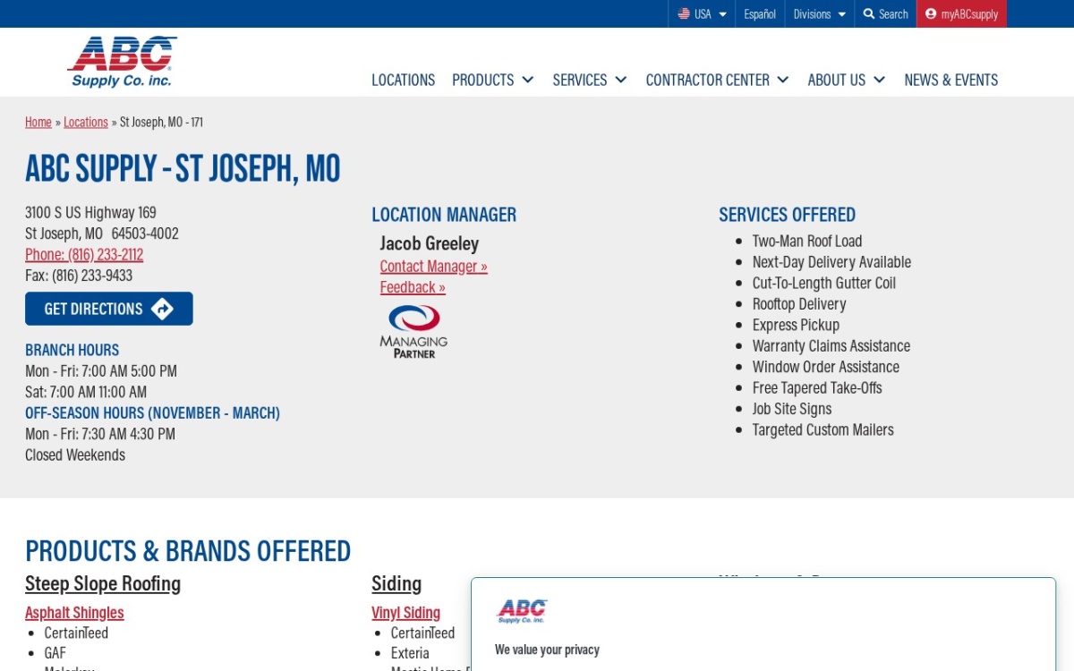 ABC Supply Co. Inc.