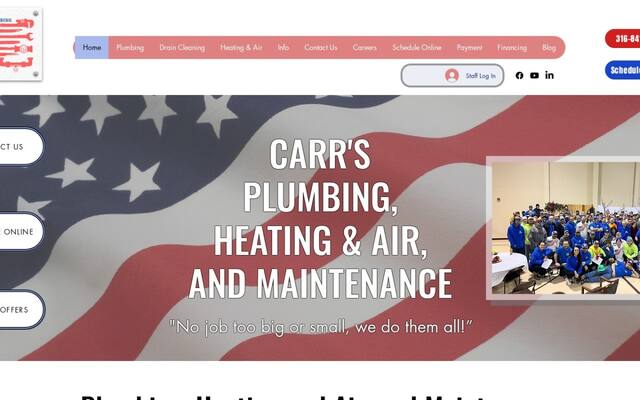 Carr's Plumbing, Heating & Air, and Maintenance