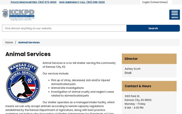 Kansas City, KS Animal Services