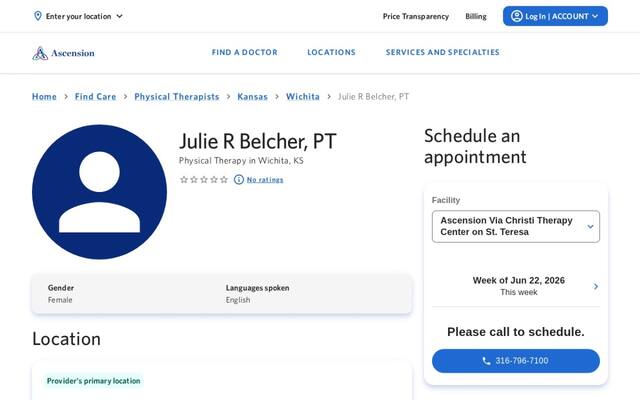 Julie Belcher, PT