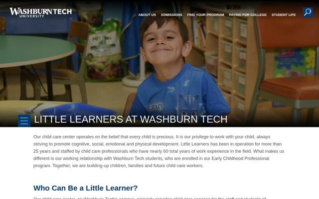 Little Learners at Washburn Tech