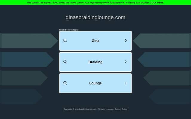 Gina's Braiding Lounge