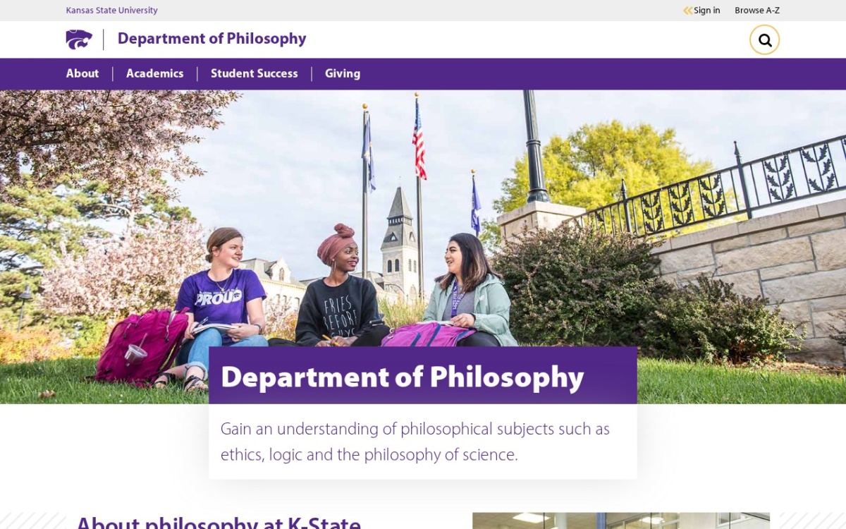 K-State Department of Philosophy