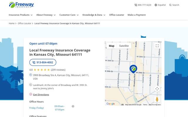 Local Freeway Insurance Coverage in Kansas City, Missouri 64111 | Freeway Insurance