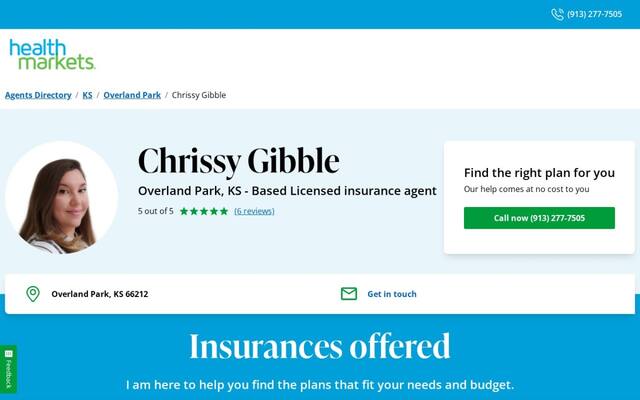 HealthMarkets Insurance - Chrissy Gibble