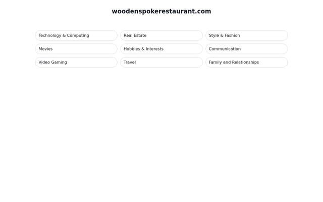 Wooden Spoke Restaurant