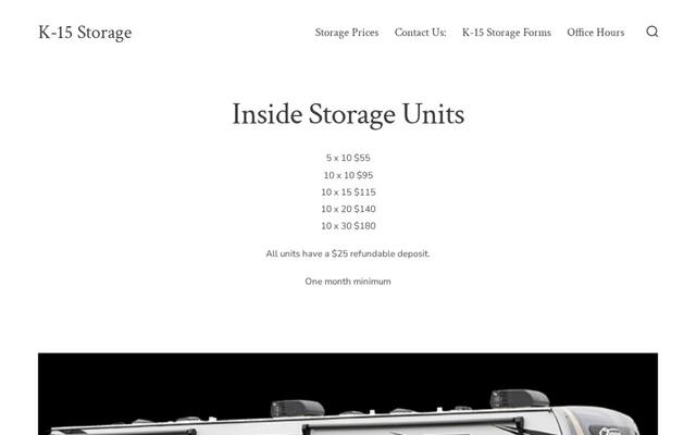 K-15 Storage
