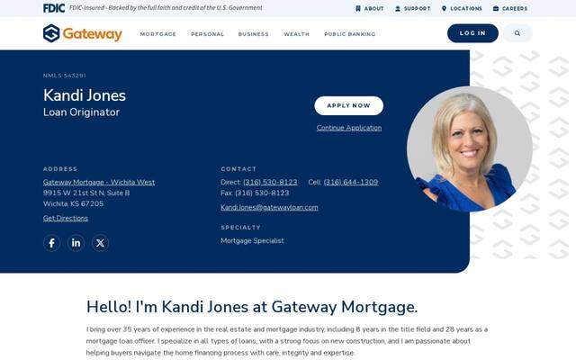 Kandi Jones - Gateway Mortgage