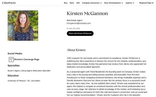 Kirsten McGannon, Koehler Bortnick Team and Reece Nichols Real Estate