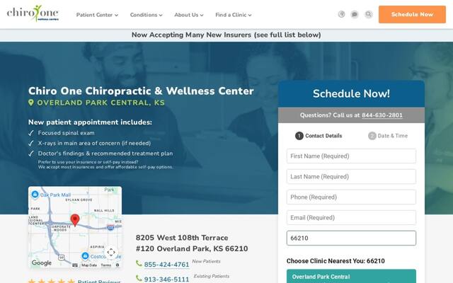Chiro One Wellness Center Of Overland Park Central