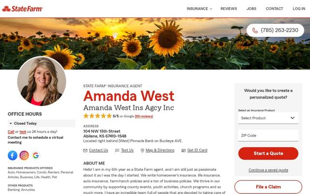 Amanda West - State Farm Insurance Agent