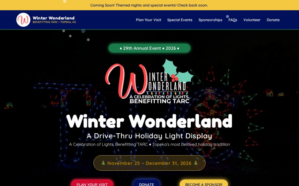 Winter Wonderland - A Benefit for TARC