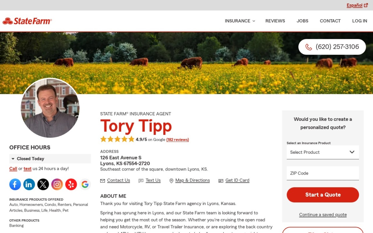 Tory Tipp - State Farm Insurance Agent