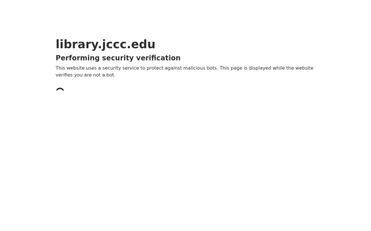 Johnson County Community College Library