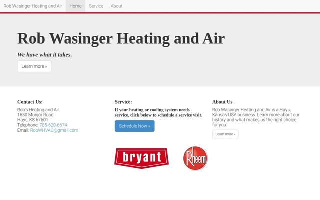 Rob Wasinger Heating & Air