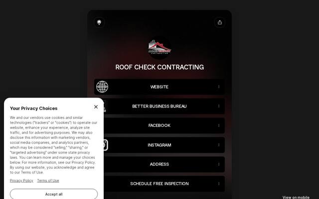 Roof Check Contracting