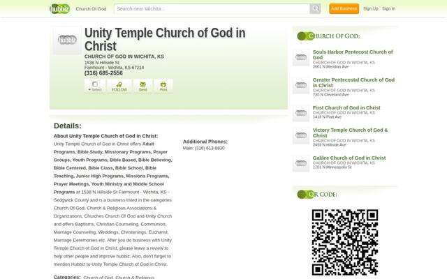 Unity Temple Church of God in Christ