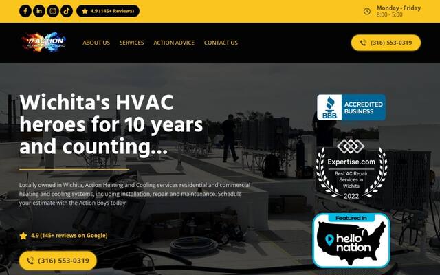 Action Heating And Cooling