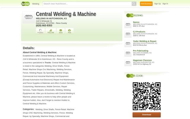 Central Welding and Machine