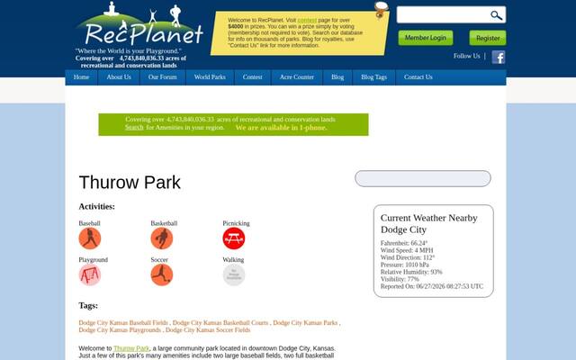 Dodge City Thurow Park