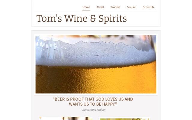 Tom's Wine and Spirits