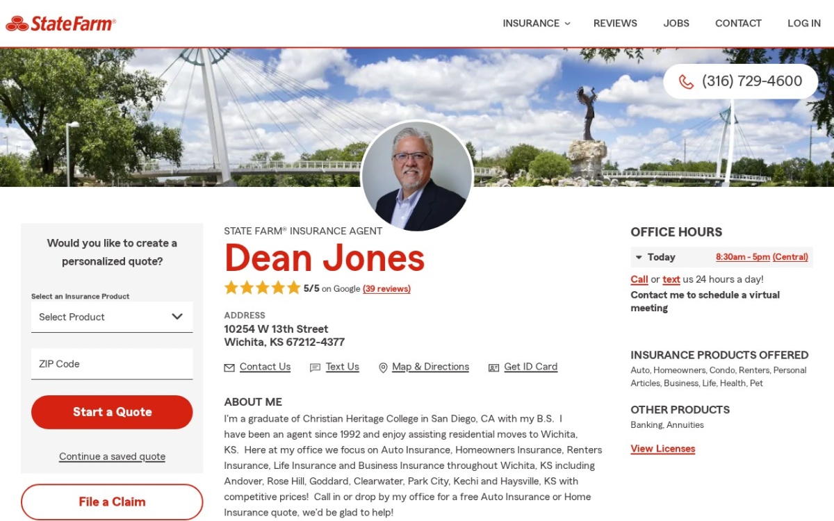 Dean Jones - State Farm Insurance Agent