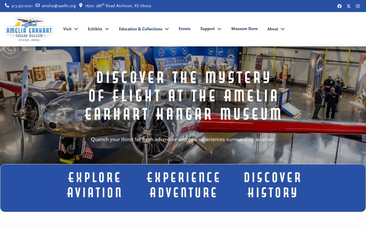 Amelia Earhart Hangar Museum