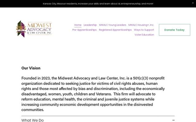 Midwest Advocacy and Law Center, Inc.