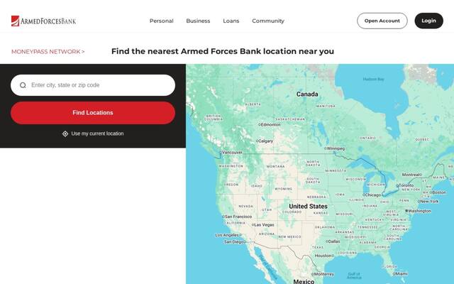 Armed Forces Bank ATM - Permanently Closed