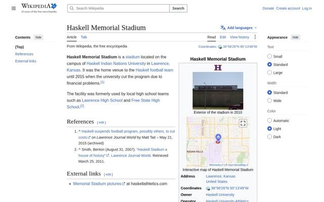 Haskell Stadium