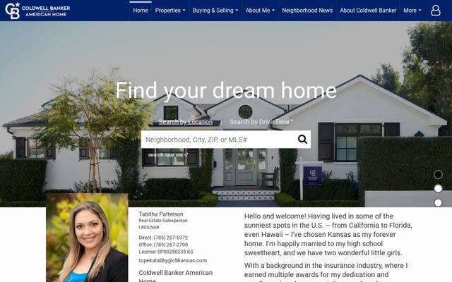 Tabitha Patterson Realtor - Coldwell Banker American Home