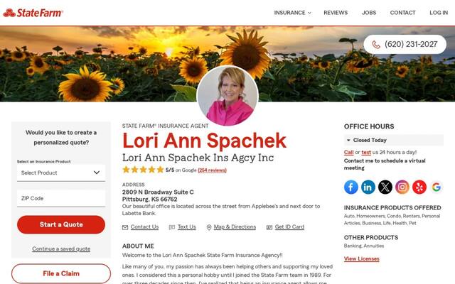 Lori Ann Spachek State Farm Insurance