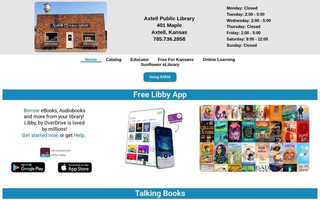 Axtell Kansas Library
