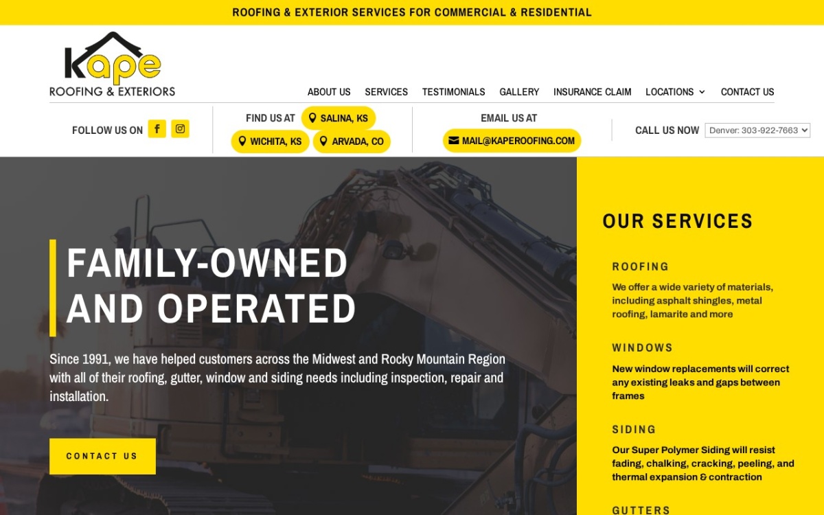 Kape Roofing & Exteriors Inc.