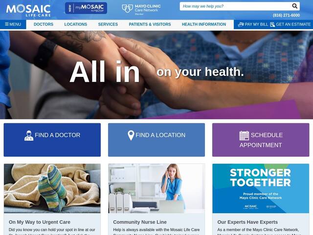 Mosaic Life Care at Hiawatha - Family Care