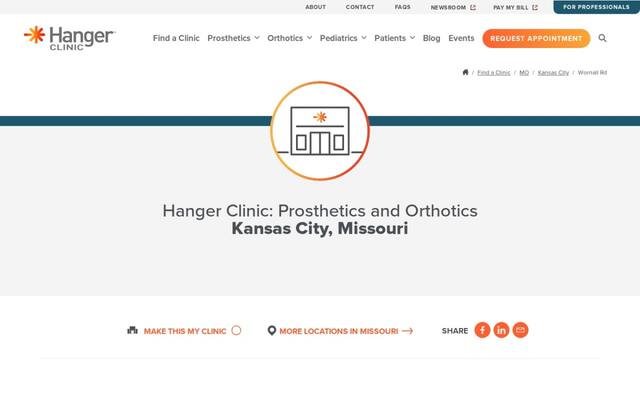 Hanger Clinic: Prosthetics & Orthotics
