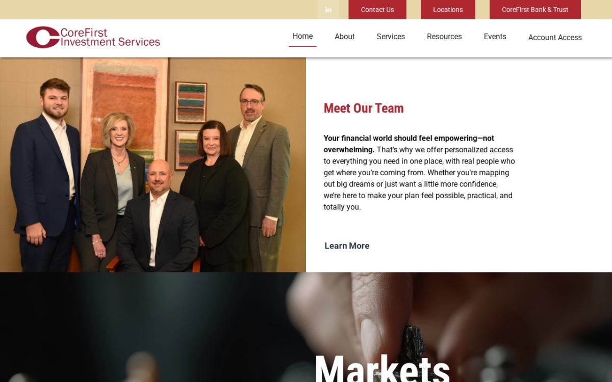 CoreFirst Investments Services