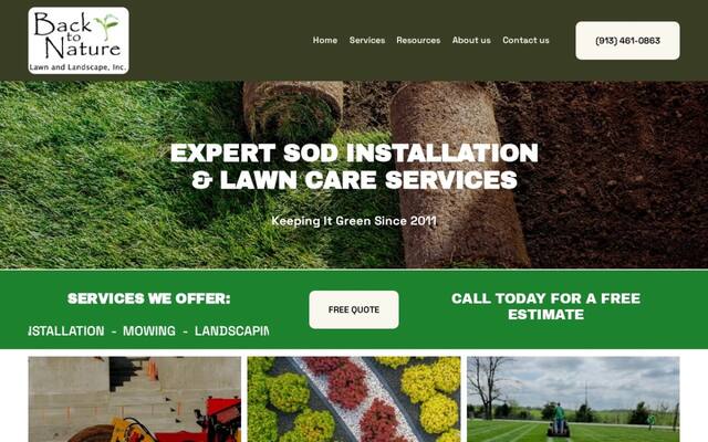 Back to Nature Lawn and Landscape