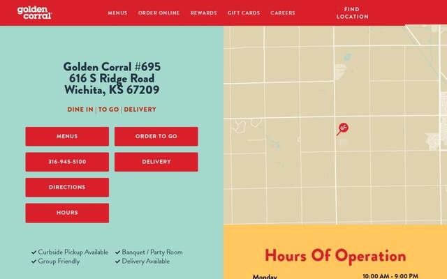 Golden Corral 695, Wichita, KS