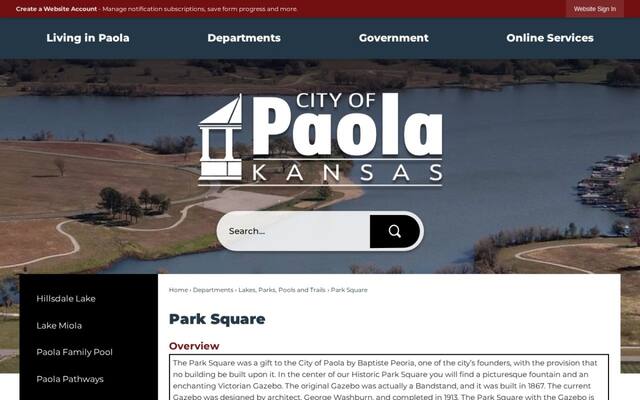 Paola Park Square