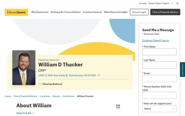 William D Thacker