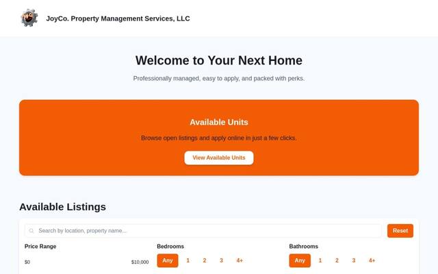 JoyCo Property Management Services LLC