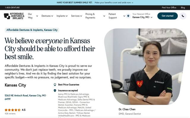 Affordable Dentures & Implants - Kansas City, MO
