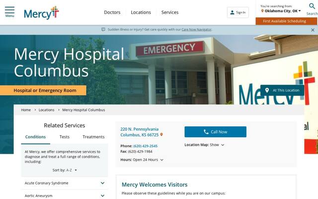 Mercy Hospital Columbus
