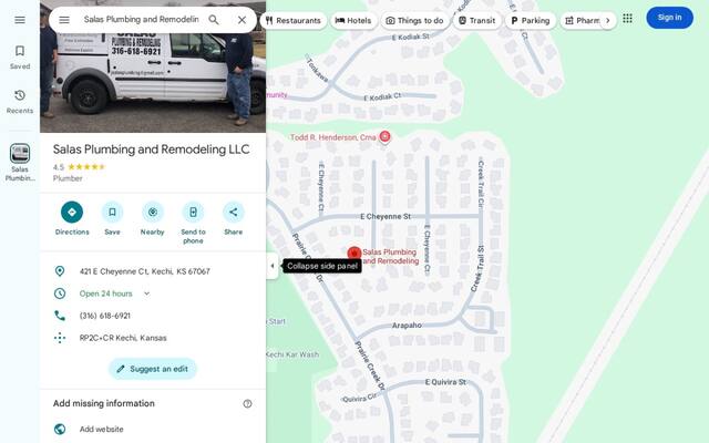 Salas Plumbing and Remodeling
