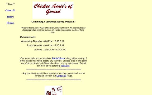 Chicken Annie's Girard